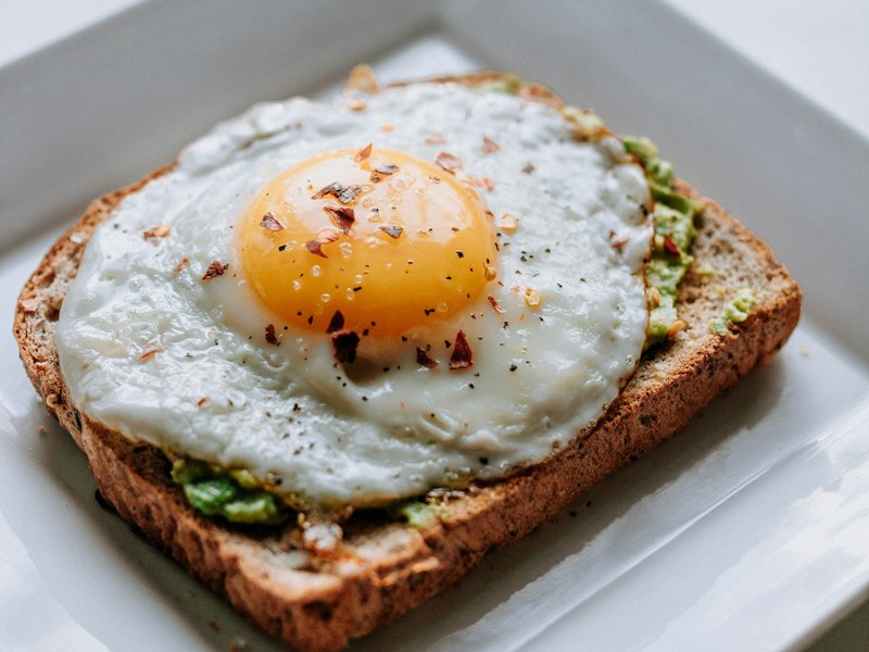 Egg white breakfast sandwich